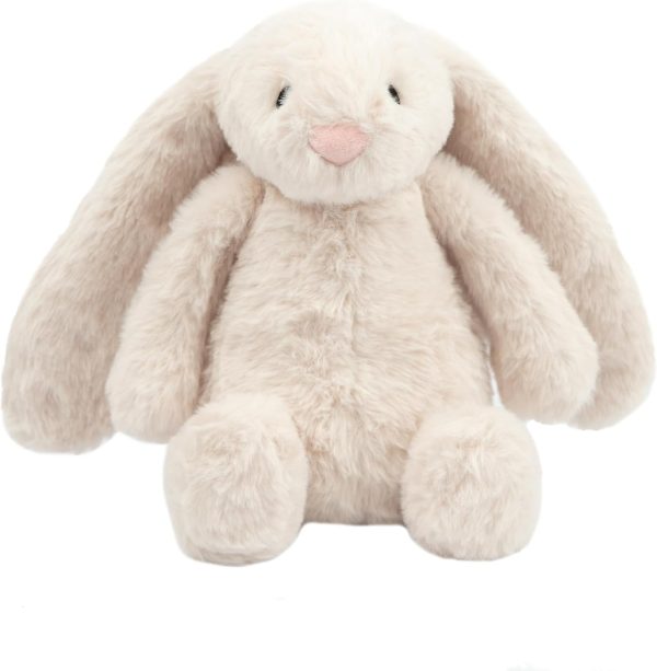 Interactive Squeaky Bunny Dog Toy Large Plush Chew for All Sizes Fetch Toy